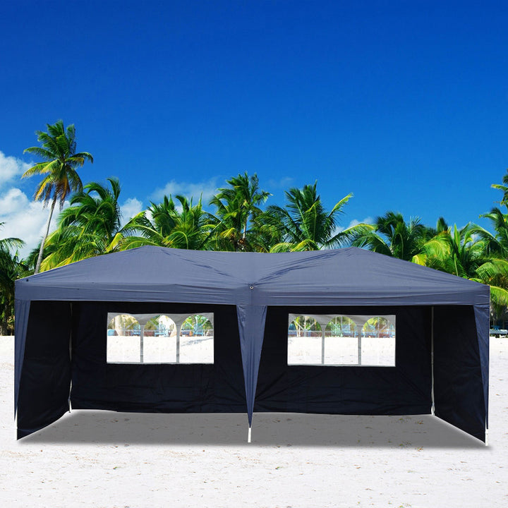 Hommoo 10 x 10 Canopy Tents for Outside, Waterproof Folding Canopy Tent for Party Wedding Beach Camping Commercial Event Image 5