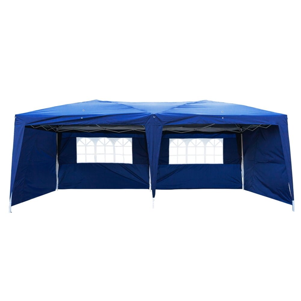 10x20ft Pop Up Canopy Outdoor Patio Portable Folding Instant Lightweight Gazebo Shade Tent w/4 Sidewalls, Carrying Bag Image 5