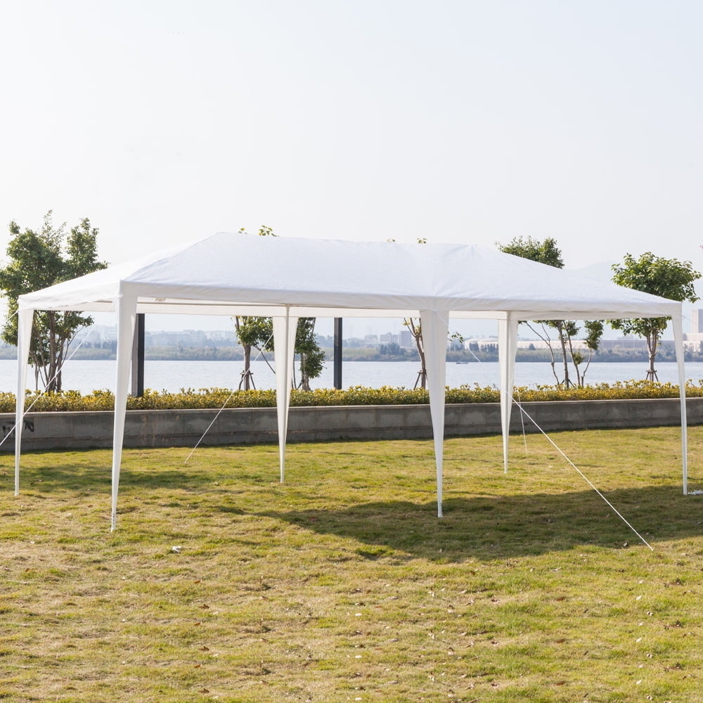 Hommoo 20x10 Heavy Duty Canopy Tent, Portable Camping Gazebo Event Shelters with Without Sidewalls Image 2