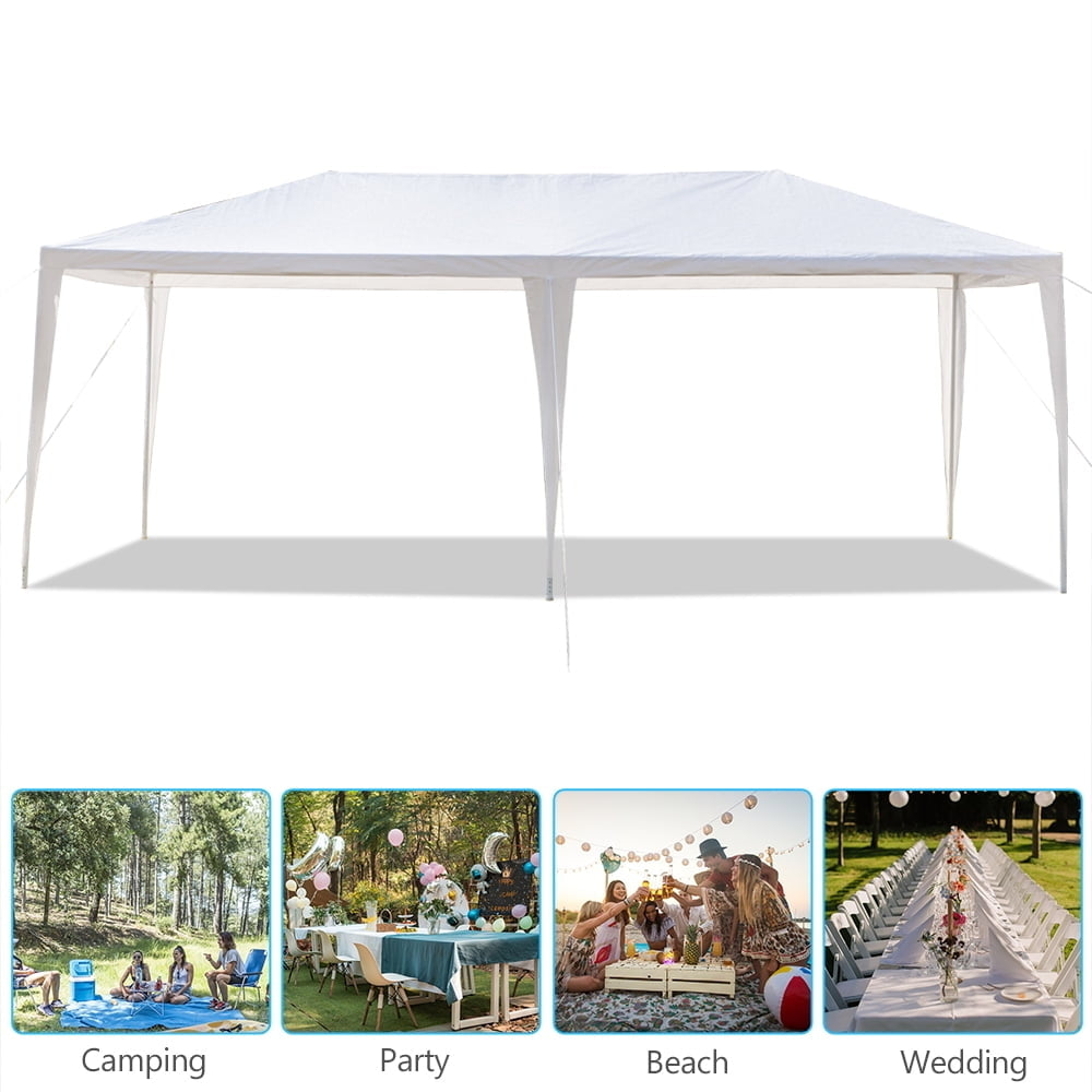 Hommoo 20x10 Heavy Duty Canopy Tent, Portable Camping Gazebo Event Shelters with Without Sidewalls Image 3