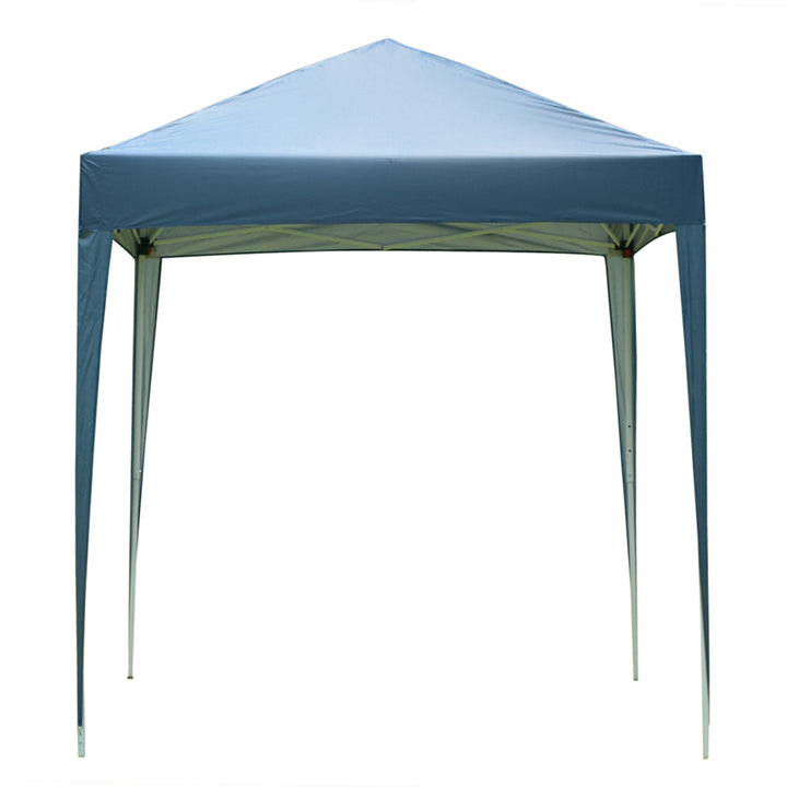 Hommoo 6.5x6.5 Outdoor Tent Canopy for Parties, Portable Folding Tailgate Ten, Blue Image 4