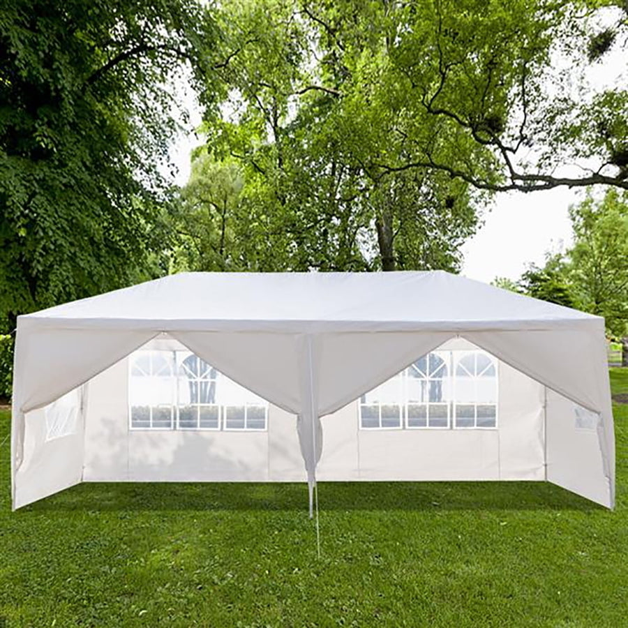 Hommoo 10 x 20 Canopy Tents for Outdoor, Waterproof Six Sides Two Doors Tents and Canopies for Wedding, Party, Image 1