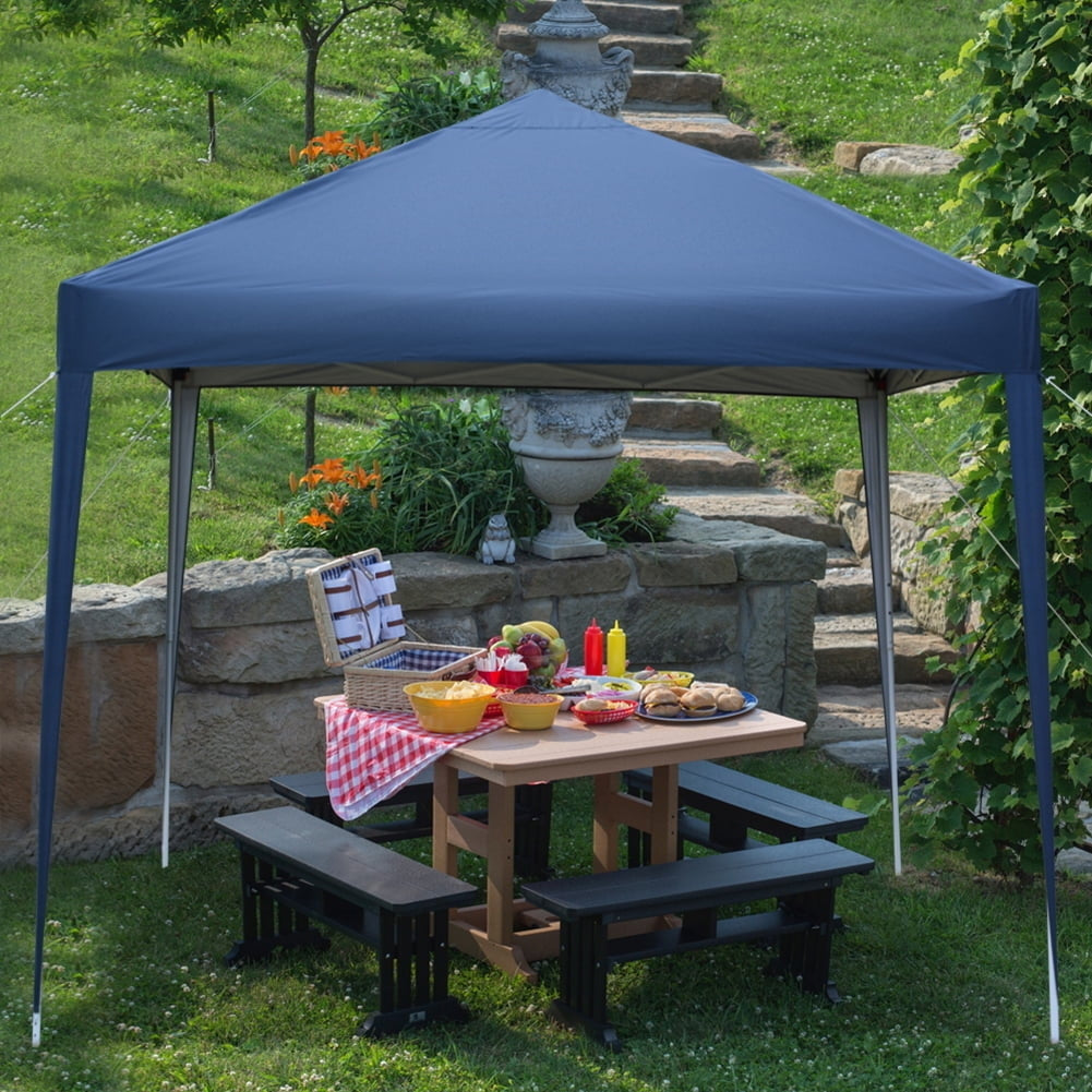 10x10ft Pop Up Canopy Outdoor Patio Portable Folding Instant Lightweight Gazebo Shade Tent w/Adjustable Height, Carrying Image 7