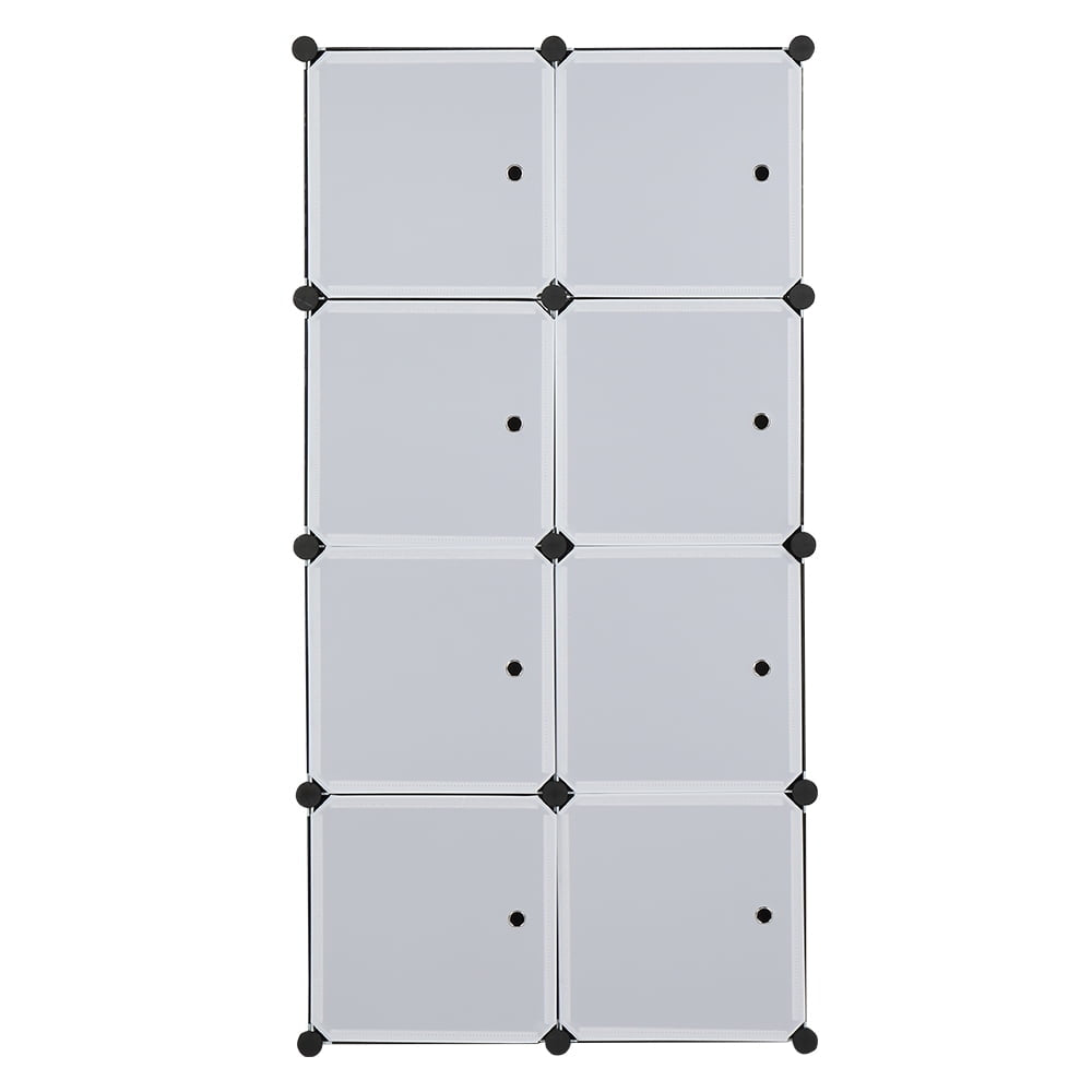 Hommoo 14"x18" Depth 8 Cubes Organizer Shelves Clothes Dresser Closet Storage Organizer Cabinet Shelving Bookshelf Toy Image 2