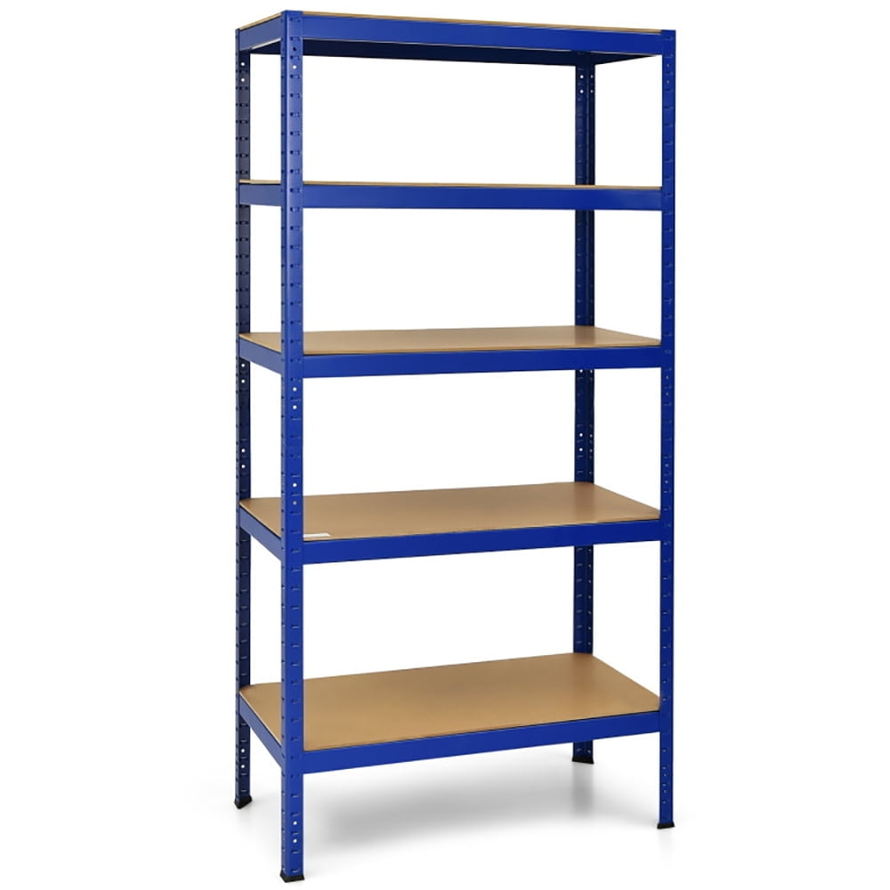 Hommoo Wire Rack, Storage Rack Shelving Units, 71 inch Heavy Duty Steel Adjustable 5 Level Storage Shelves-Blue Image 1