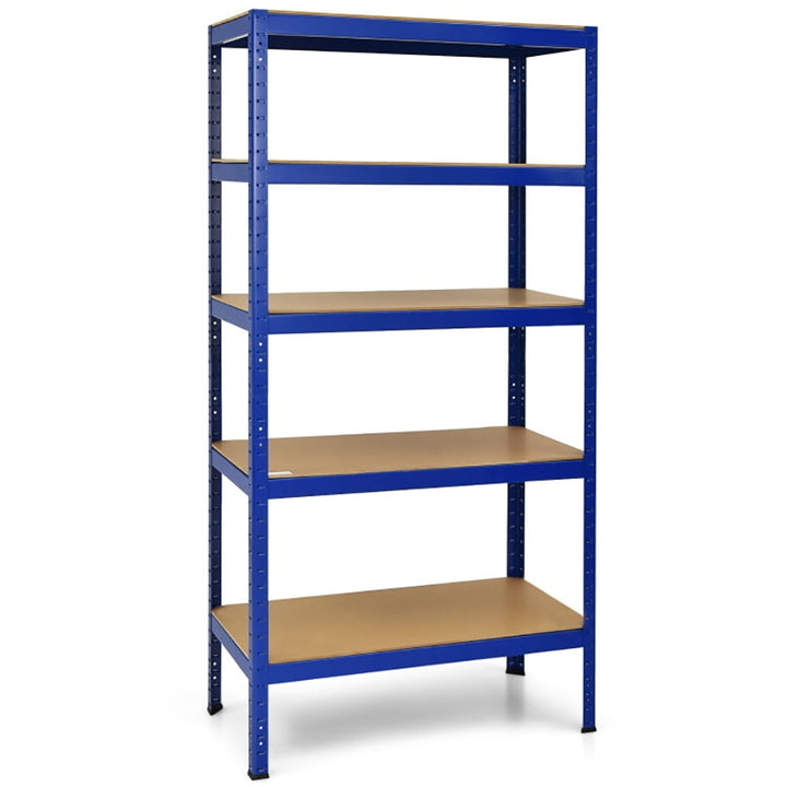 Hommoo Wire Rack, Storage Rack Shelving Units, 71 inch Heavy Duty Steel Adjustable 5 Level Storage Shelves-Blue Image 1