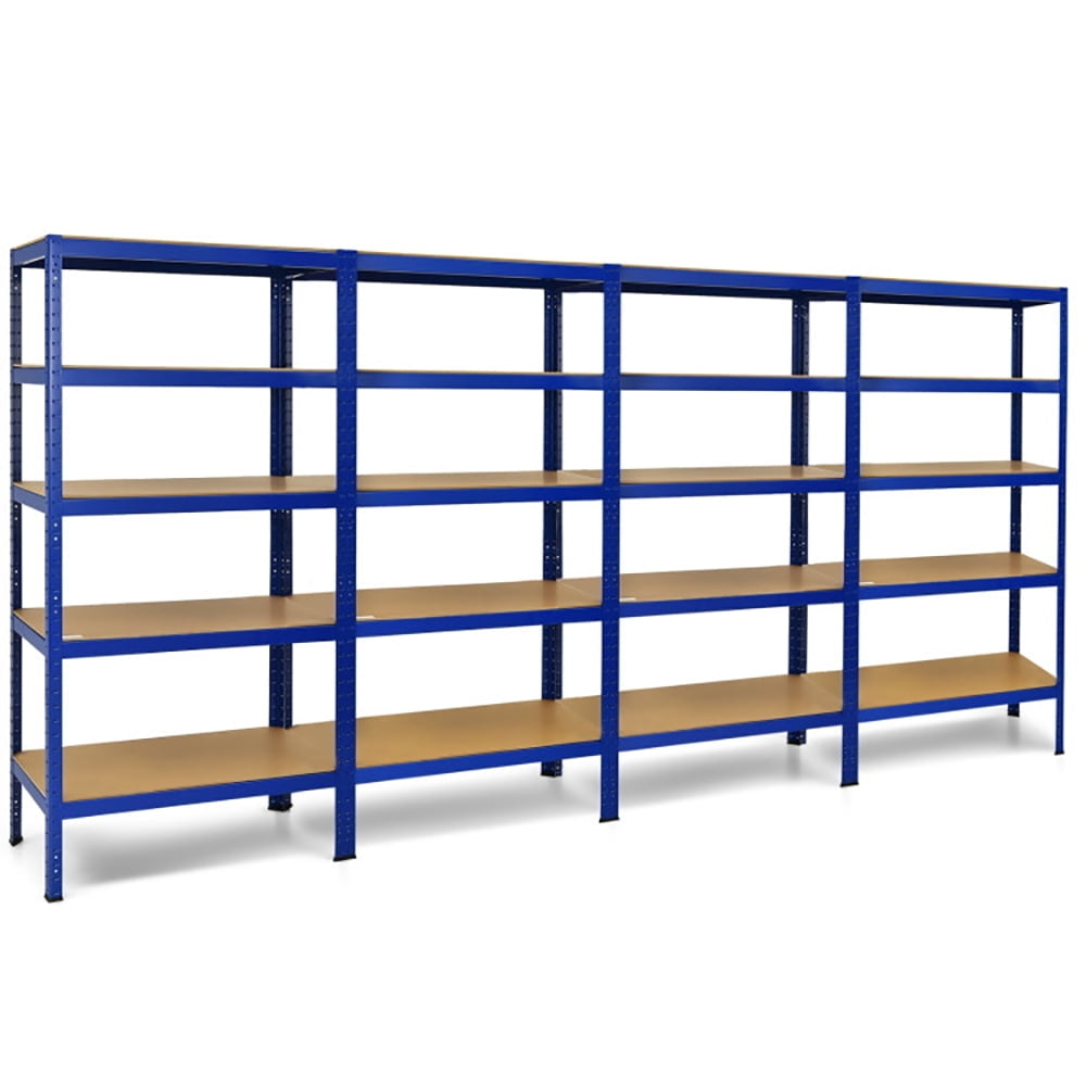 Hommoo Wire Rack, Storage Rack Shelving Units, 71 inch Heavy Duty Steel Adjustable 5 Level Storage Shelves-Blue Image 3