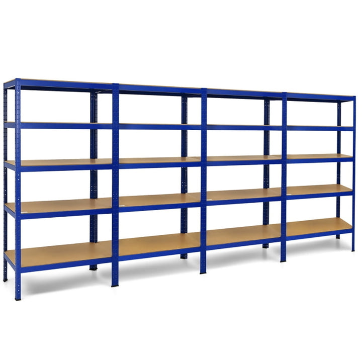 Hommoo Wire Rack, Storage Rack Shelving Units, 71 inch Heavy Duty Steel Adjustable 5 Level Storage Shelves-Blue Image 3