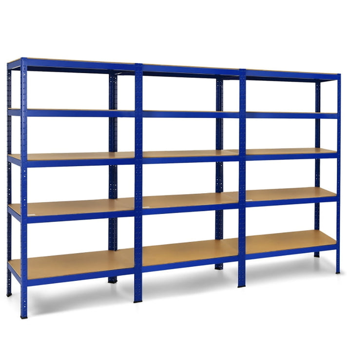 Hommoo Wire Rack, Storage Rack Shelving Units, 71 inch Heavy Duty Steel Adjustable 5 Level Storage Shelves-Blue Image 5