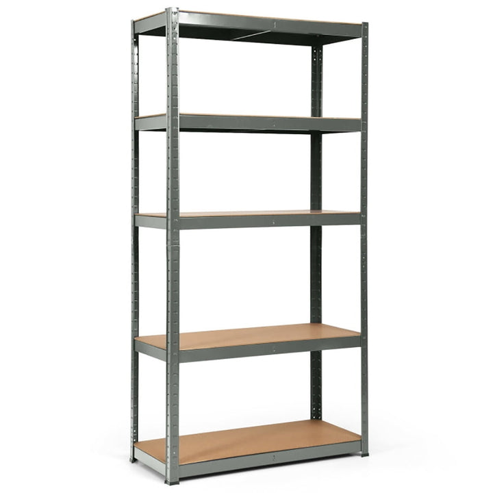 Hommoo Wire Rack, Storage Rack Shelving Units, 72 Inch Storage Rack with 5 Adjustable Shelves for Books Kitchenware-Gray Image 5