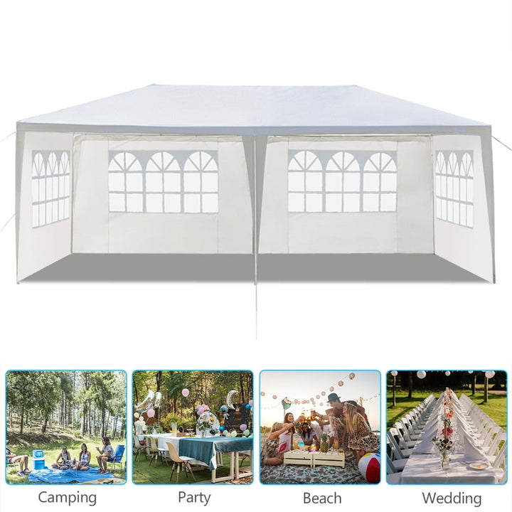 Waterproof Party Tent 10x20 Outdoor Wedding Canopy Tents for Parties with 4 Removable Sidewalls Event Booths Gazebo Image 4