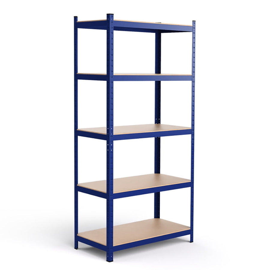 Hommoo Wire Rack, Storage Rack Shelving Units, 35.5" x 71" Adjustable 5-Layer 2000 lbs Capacity Tool Shelf-Blue Image 1