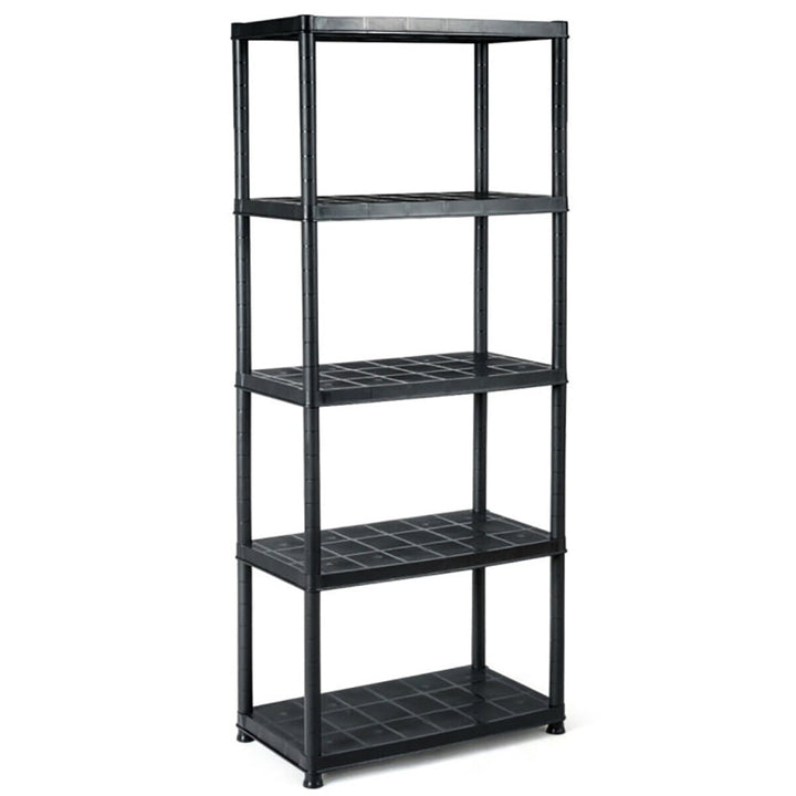 Hommoo Wire Rack, Storage Rack Shelving Units, 5-Tier Storage Shelving Freestanding Heavy Duty Rack in Small Space or Image 1