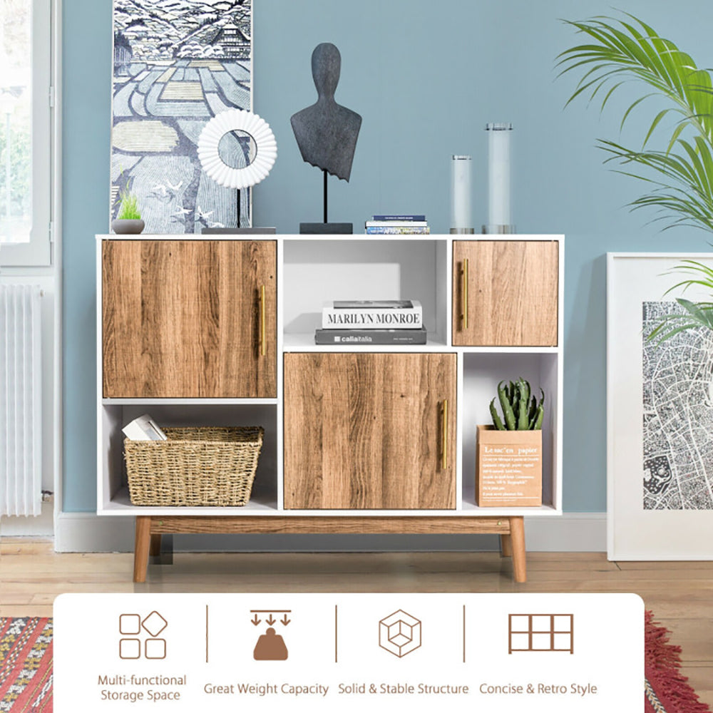 Hommoo Sideboard Storage Cabinet with Storage Compartments Image 3