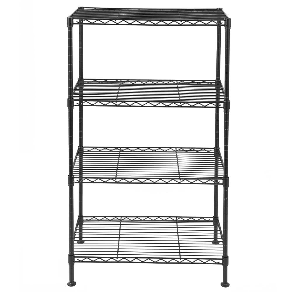 Hommoo 4-Tier Industrial Welded Wire Shelving, Heavy Duty Storage Shelving Image 1