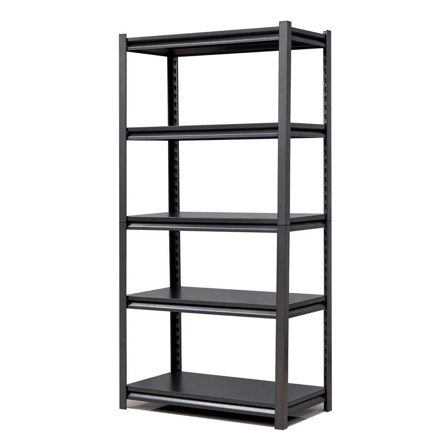 Hommoo 5-Tier Steel Shelving, Heavy Duty, Adjustable Heights, 2000lb Capacity, 31.5"W x 15.75"D x 63"H Image 1