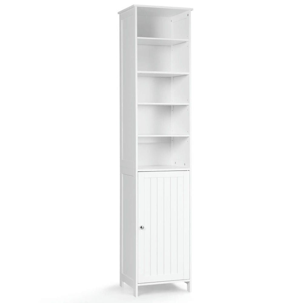 Hommoo 72 Inches Free Standing Tall Floor Bathroom Storage Cabinet-White, Bathroom Cabinets for Entryway Storage, Home Image 3