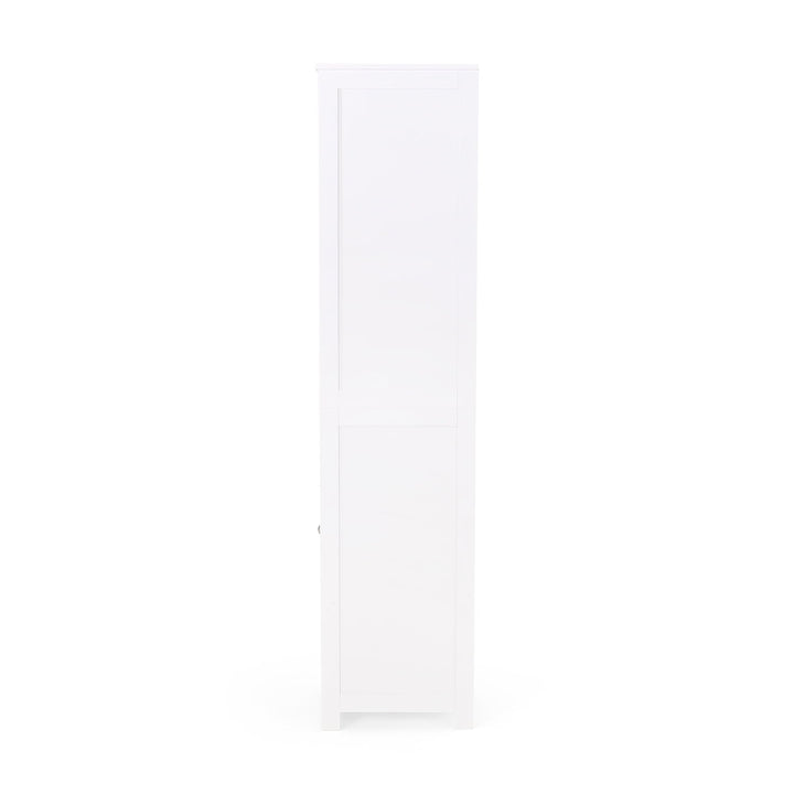 Hommoo Bathroom Storage Cabinet, Tall Slim Cabinet with 3 Shelves and Door, Floor Freestanding Linen Cabinet for Image 3