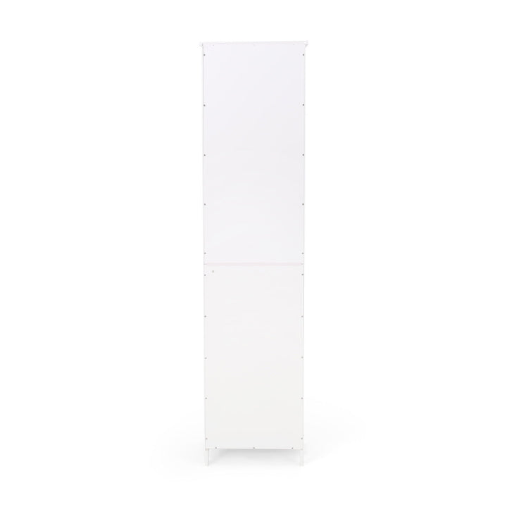 Hommoo Bathroom Storage Cabinet, Tall Slim Cabinet with 3 Shelves and Door, Floor Freestanding Linen Cabinet for Image 4