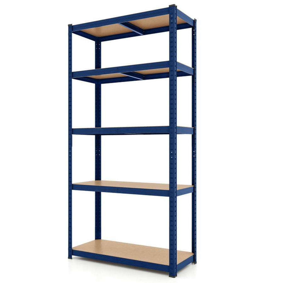 Hommoo Shelving Unit, Garage Storage Utility Rack,5-Tier Heavy Duty Metal Shelving Unit with 2000 LBS Total Load Image 1