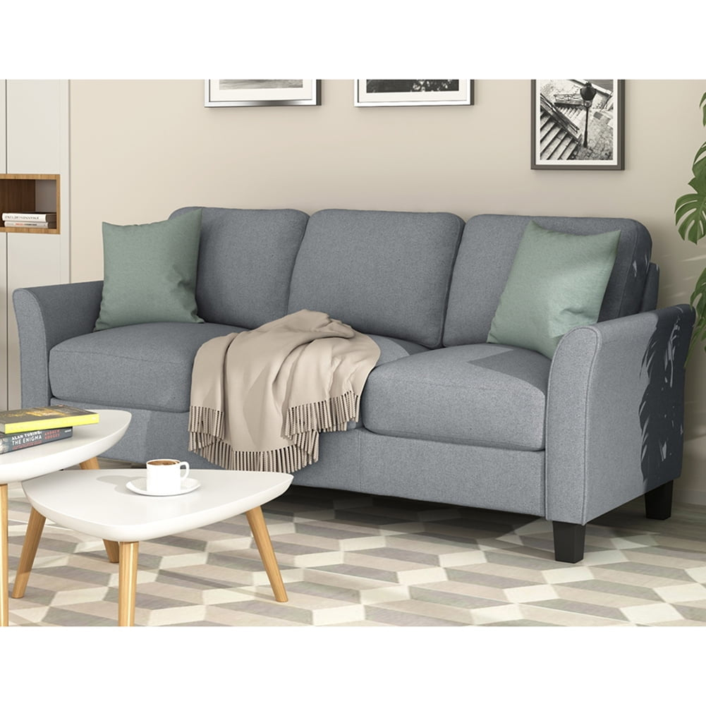 Hommoo Modern 3-Seat Sofa Apartment Sofas Couch for Living Room Image 3