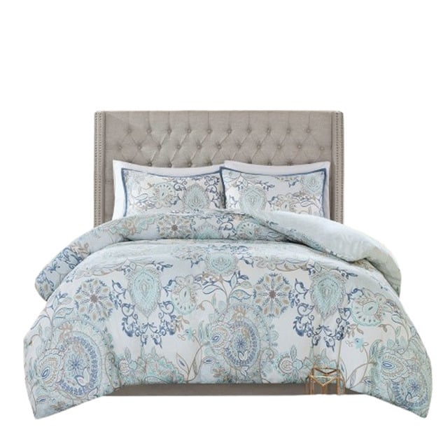 Gracie Mills Leo 8 Piece Reversible Cotton Floral Comforter Set - GRACE-10703 Image 6