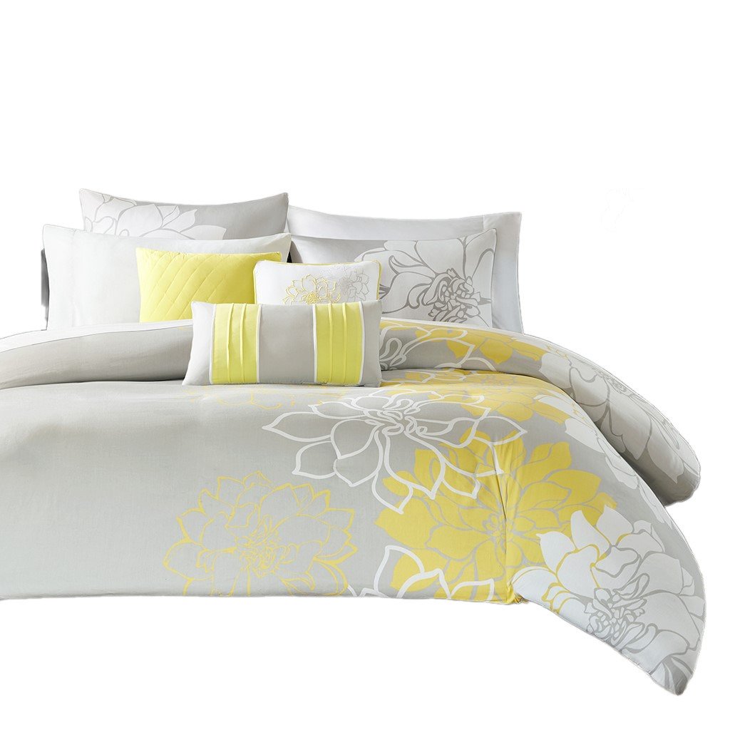 Gracie Mills Glenda 6-Piece Floral Printed Duvet Cover Set - GRACE-3131 Image 4