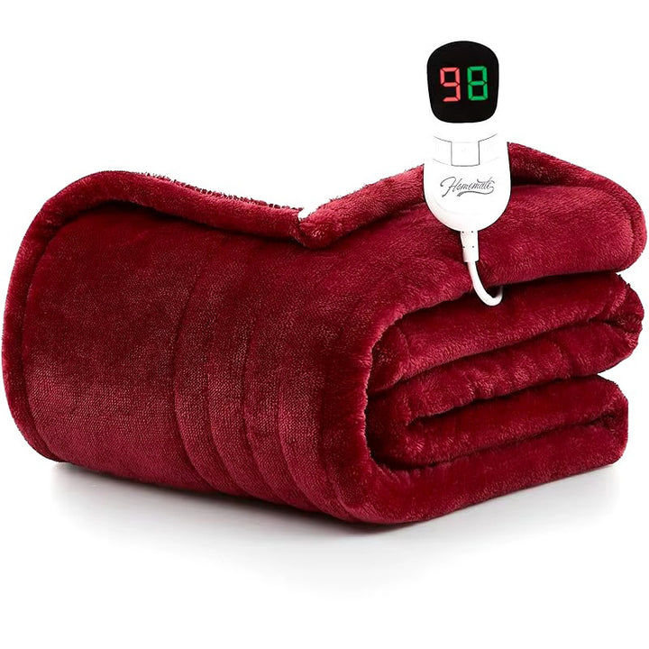 Electric Heated Blanket Throw 50"x60" - 10 Heat Levels, Auto-Off Timer (1-8 Hours), Overheat Protection Image 9