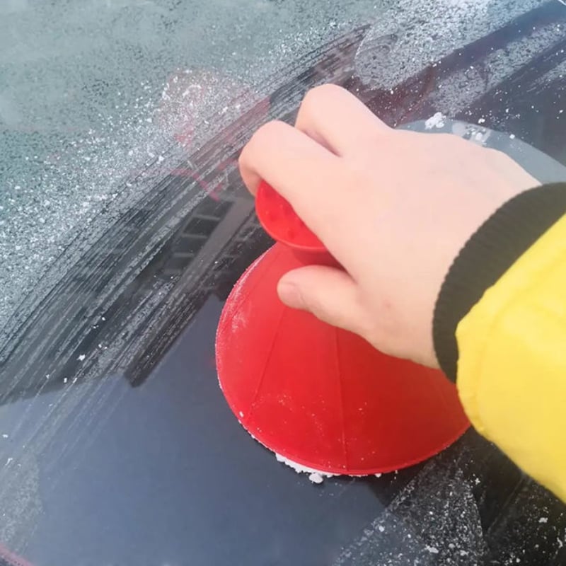 Car Window Windshield Magic Ice Scraper Oil Funnel Snow Remover Shovels Deicer Cone Tool Scraping Winter Accessories Image 4