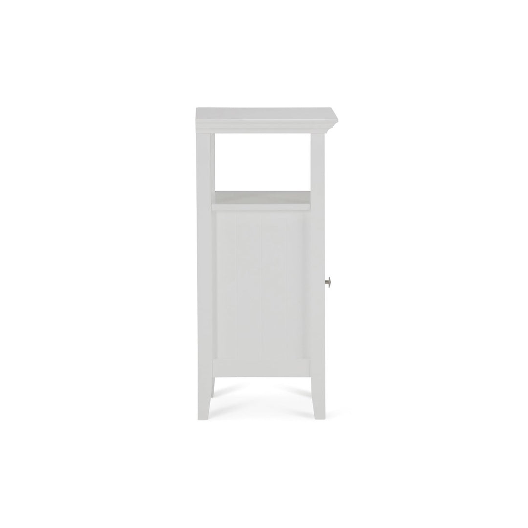 Acadian Floor Bath Cabinet White Rubberwood Storage 15in W x 30in H Image 8