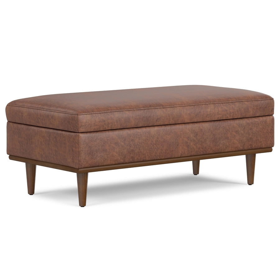 Shiloh Rectangular Storage Ottoman Image 1