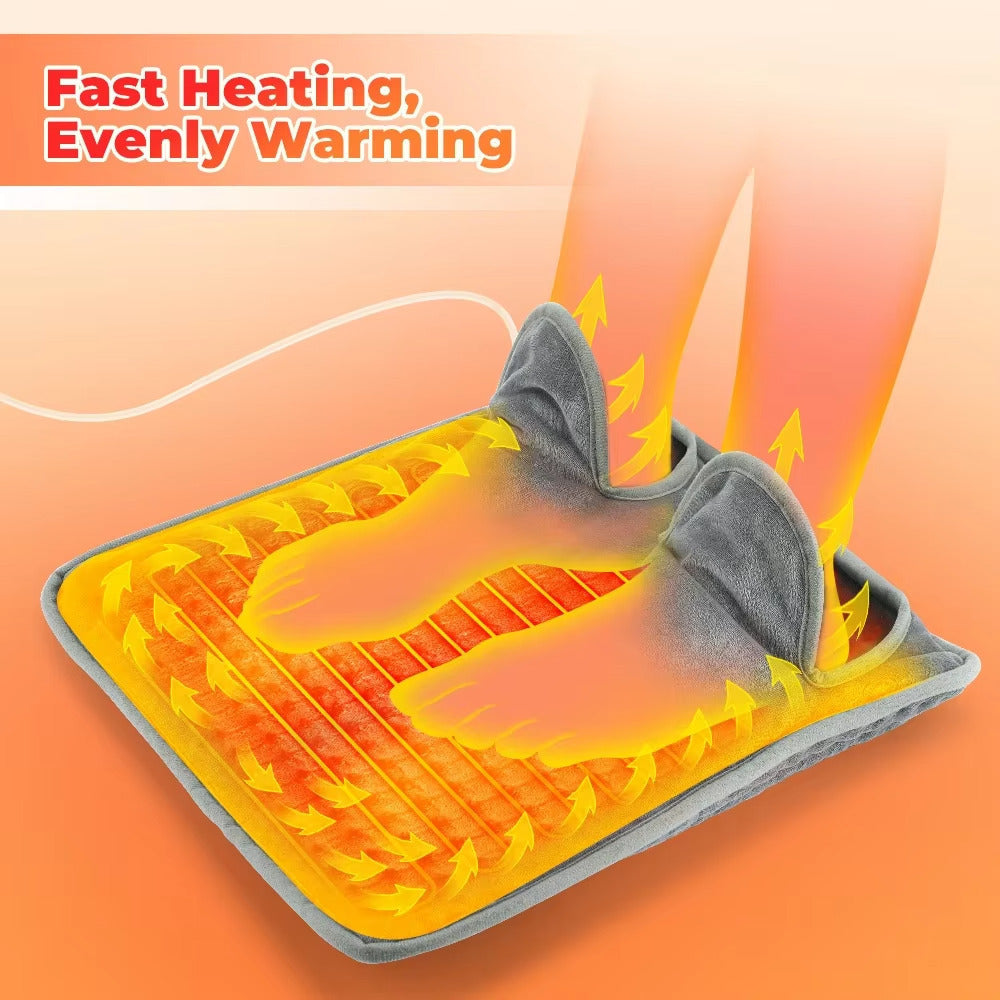 Electric Foot Heating Pad Washable Feet Warmer Heater Image 2