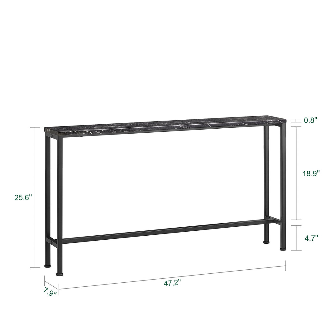 Haotian FSB19-SCH, Console Table Hall Table Side Table Living Room Sofa Table Image 2