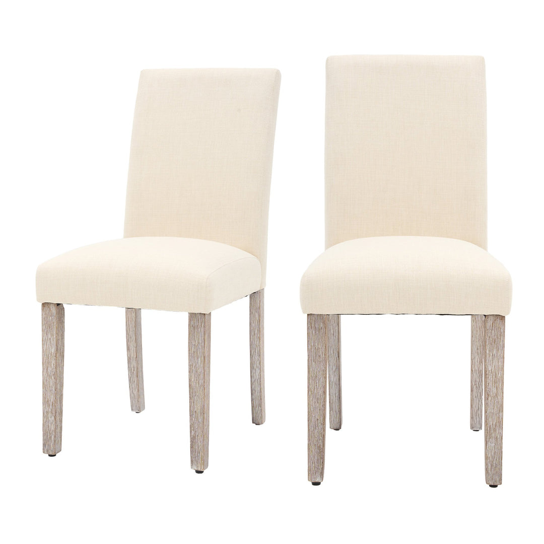 Modern Upholstered Dining Chairs Set of 2 Kitchen Chairs Comfort Meets Style Image 4