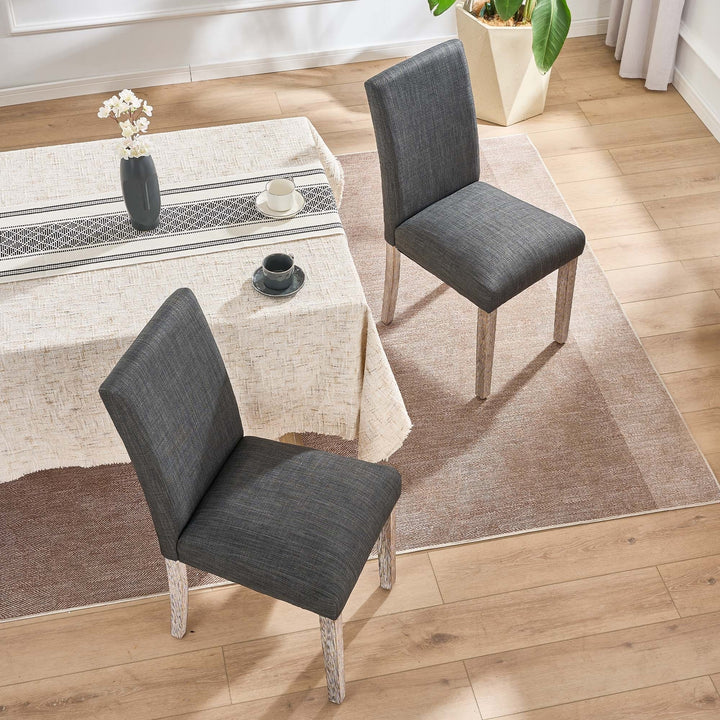 Modern Upholstered Dining Chairs Set of 2 Kitchen Chairs Comfort Meets Style Image 6