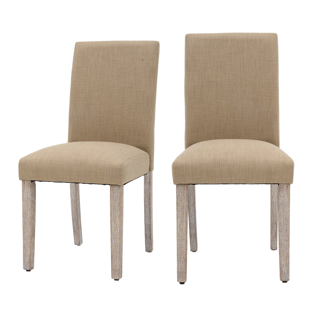 Modern Upholstered Dining Chairs Set of 2 Kitchen Chairs Comfort Meets Style Image 12