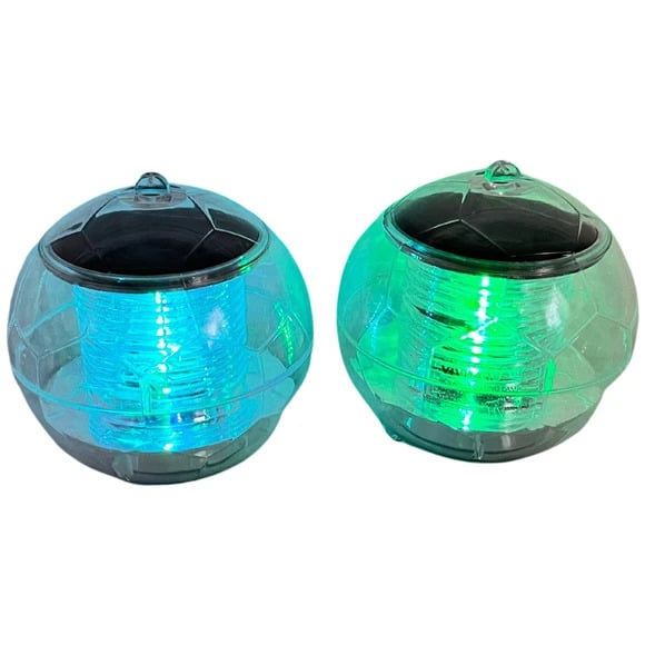 2-Pack Floating Solar Color Changing Lamps for Pool, Garden Image 5