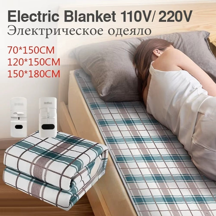 Electric Blanket Thicker Thermal Mat with Thermostat Image 1