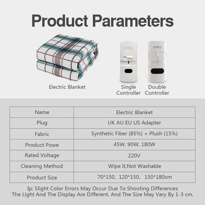 Electric Blanket Thicker Thermal Mat with Thermostat Image 8