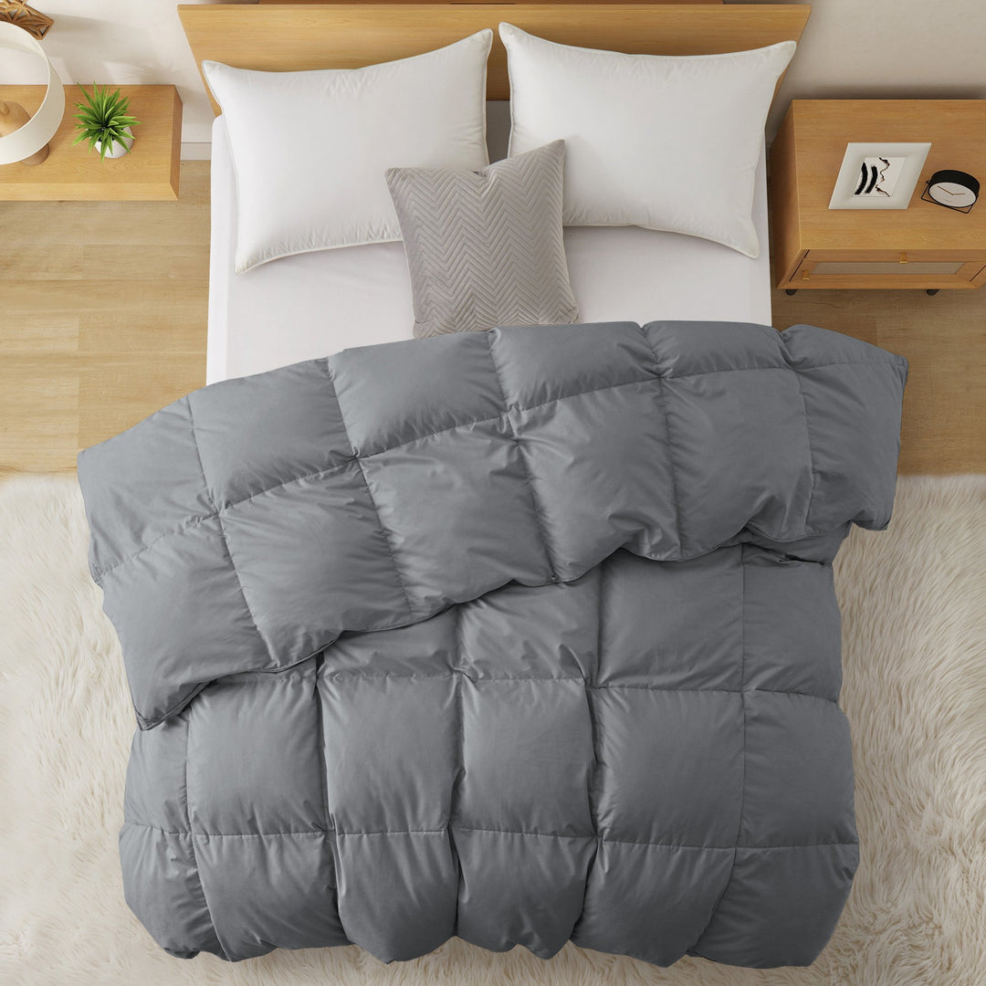 Peace Nest Goose Feather Down Fiber Comforter - Ultra Warmth Winter Duvet Insert - Hotel Luxury Bedding Comforter Heavy Image 7