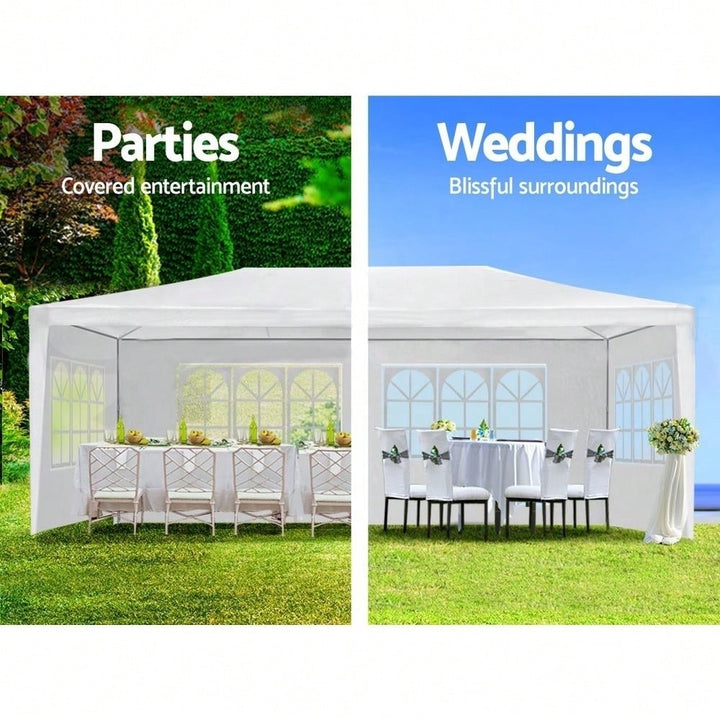 10 X 30 Wedding Party Canopy Tent Outdoor Gazebo With 5 Removable Sidewalls Image 6