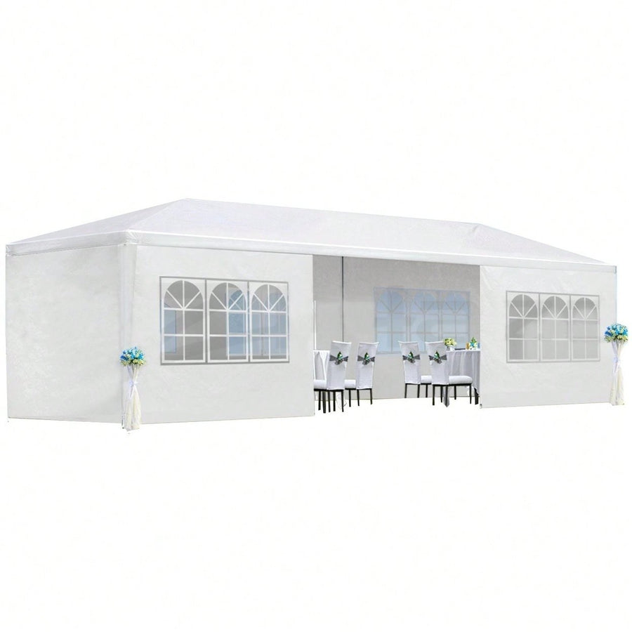 10 X 30 Wedding Party Canopy Tent Outdoor Gazebo With 8 Removable Sidewalls Image 1