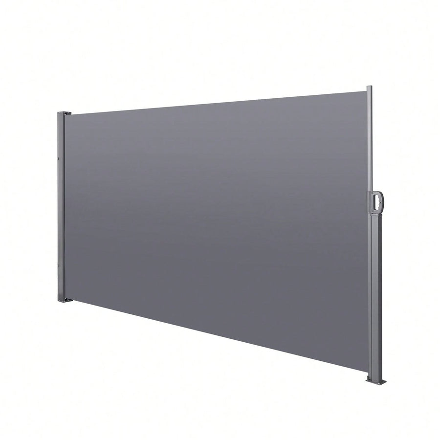 138" X 71Retractable Side Awning, Waterproof and UV-Resistant, Privacy Screen Divider Roll Up Balcony Image 1