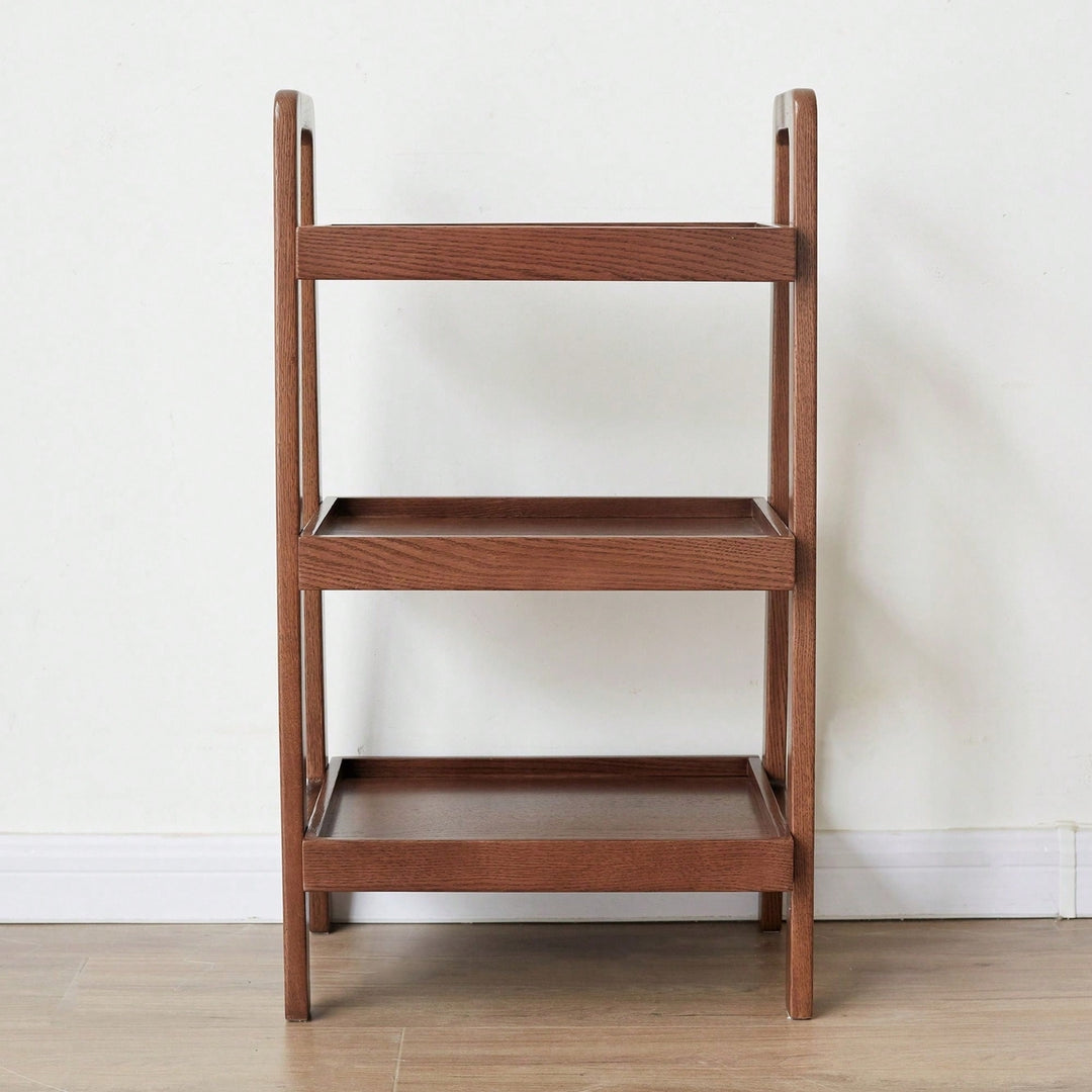 3-Tier Beech Wood Shoe Rack For Entryway, Premium Storage Organizer For Bathroom, Living Room, Bedroom, Hallway, Patio, Image 3