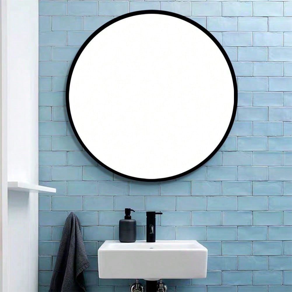 32" Wall Circle Mirror For Bathroom, Round Mirror For Wall, 20 Inch Hanging Round Mirror For Living Room, Vanity, Image 10