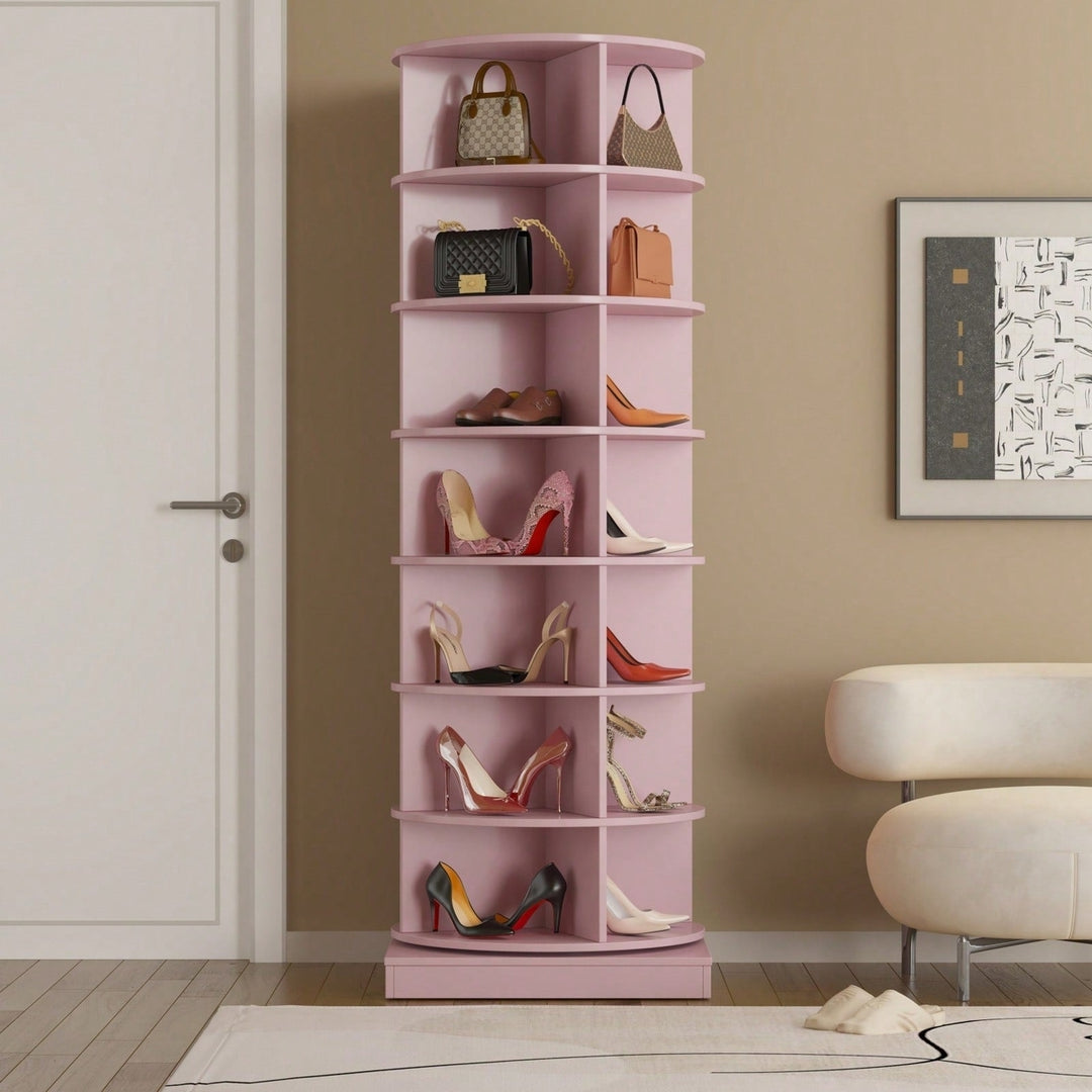 360-Degree Rotating Shoe Cabinet Image 3