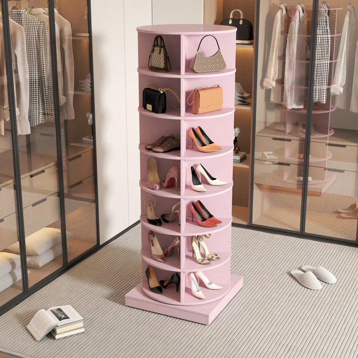 360-Degree Rotating Shoe Cabinet Image 5