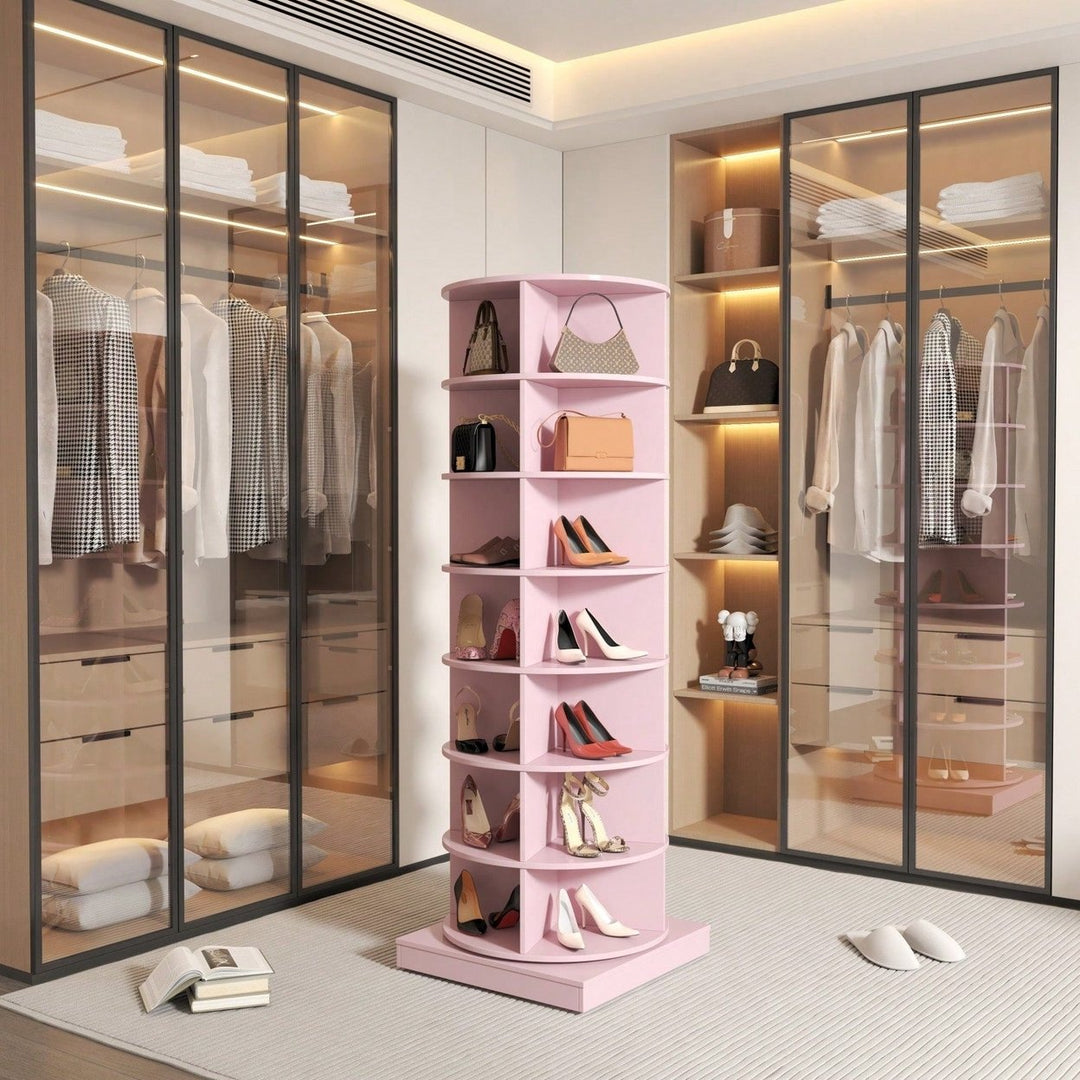 360-Degree Rotating Shoe Cabinet Image 6