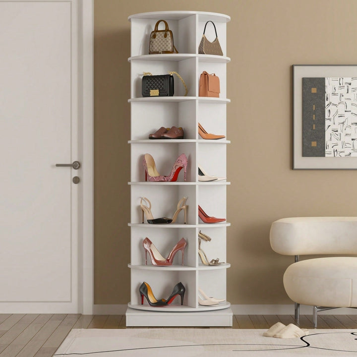 360-Degree Rotating Shoe Cabinet Image 8