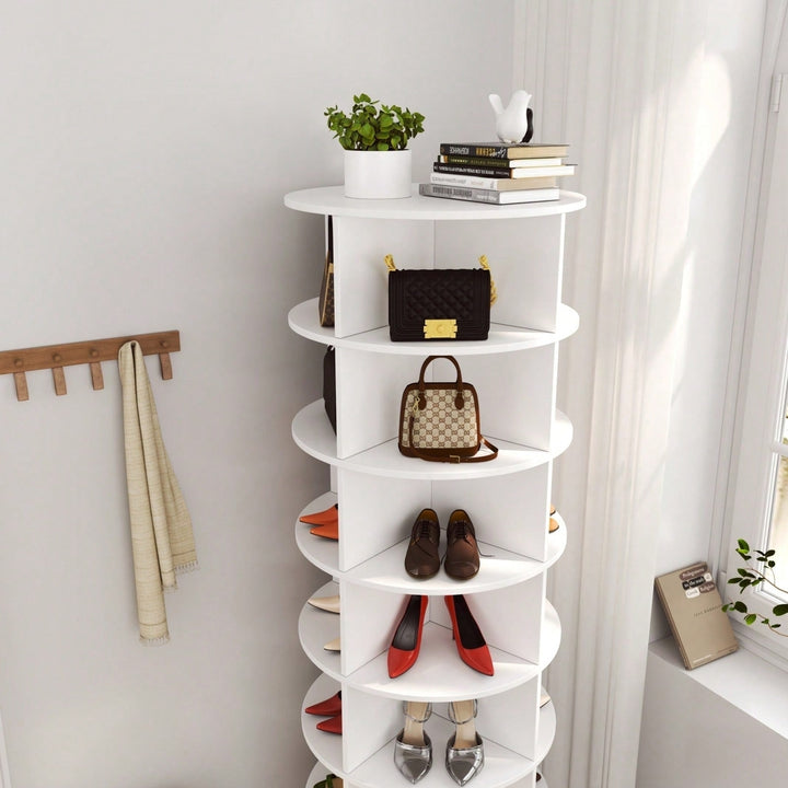 360-Degree Rotating Shoe Cabinet Image 11